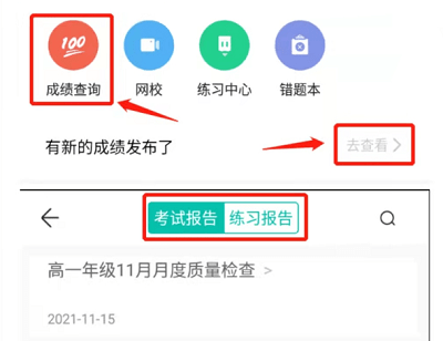 智學(xué)網(wǎng)怎么查成績教程
