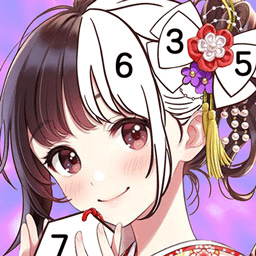 數(shù)字填色解壓繪本游戲