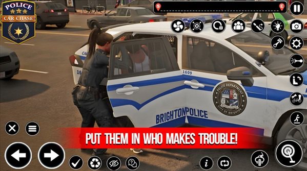 警車追逐小偷競(jìng)速(Police Car Chase Thieves Games)