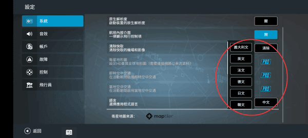 RFS模擬飛行中文版