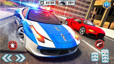 真正的警車追逐機器人改造安卓版