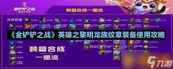《金鏟鏟之戰(zhàn)》英雄之黎明龍族紋章裝備使用攻略
