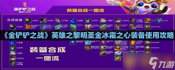 《金鏟鏟之戰(zhàn)》英雄之黎明圣金冰霜之心裝備使用攻略