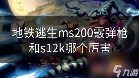 地鐵逃生ms200霰彈槍和s12k哪個(gè)厲害