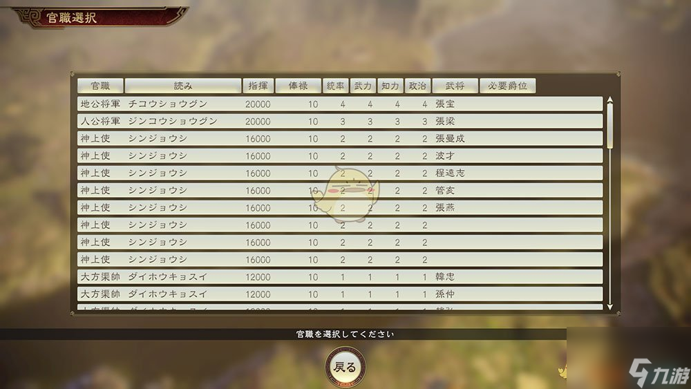 三國(guó)志14爵位與官職系統(tǒng)介紹