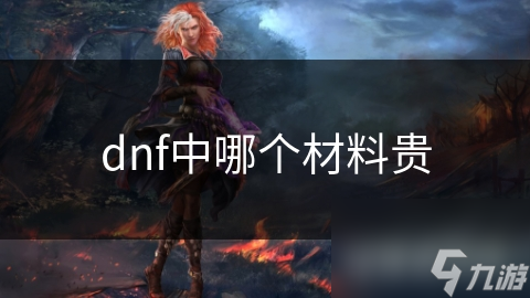 dnf中哪個材料貴