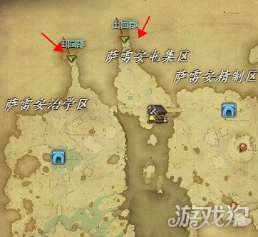 最終幻想14水晶世界田園郡在什么位置（田園郡具體位置一覽）