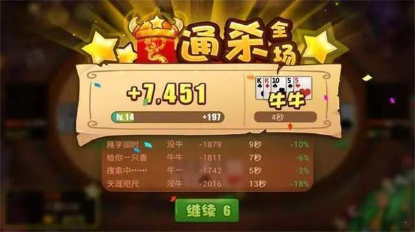 斗牛牛手機游戲