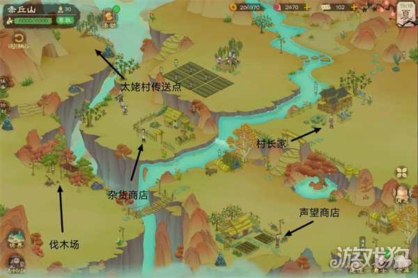 桃源記2赤丘山在什么位置（赤丘山位置和精衛(wèi)點介紹）